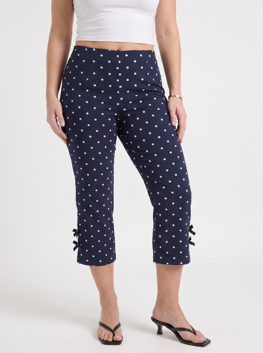Jill Caprihose mit Schleifendetail