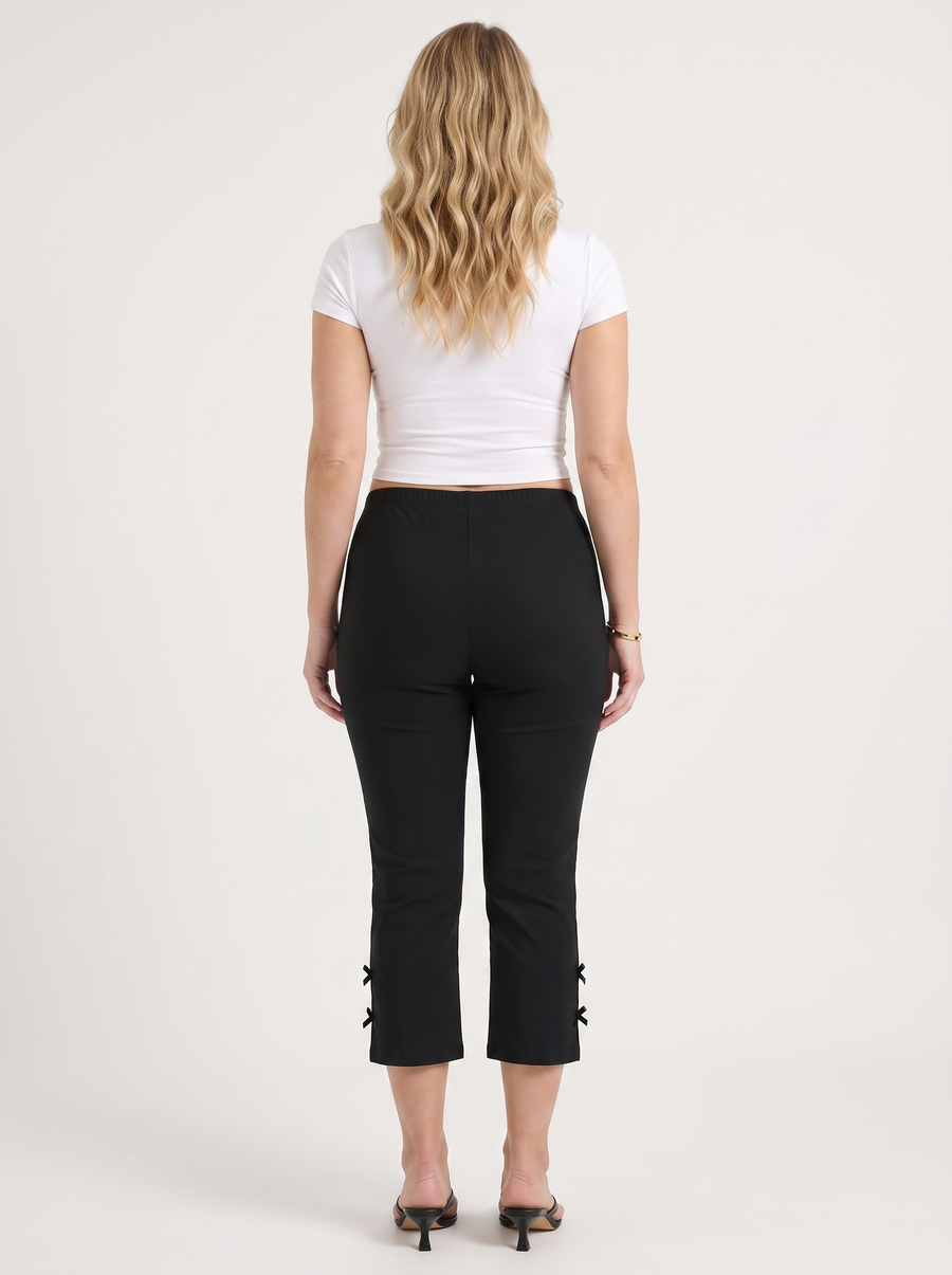 Jill Caprihose mit Schleifendetail