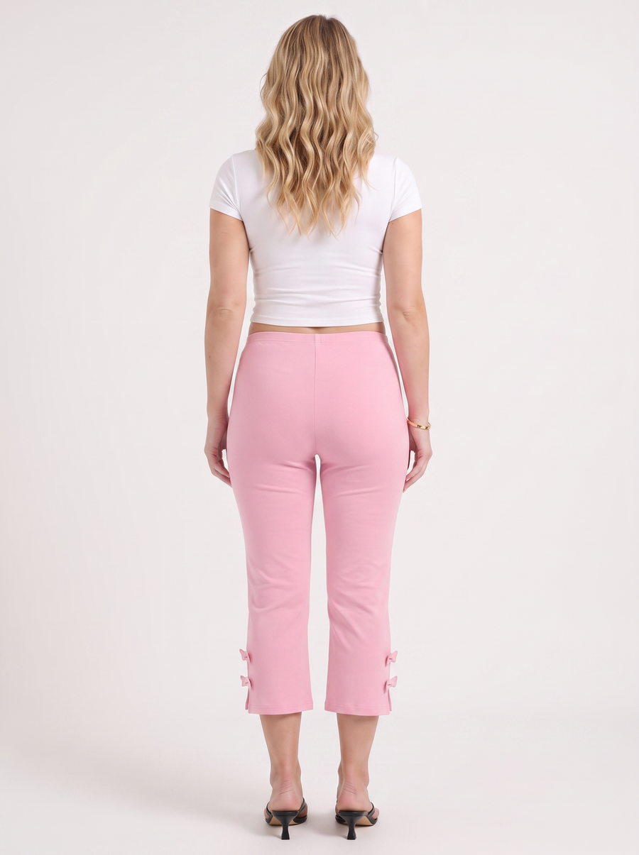Jill Caprihose mit Schleifendetail