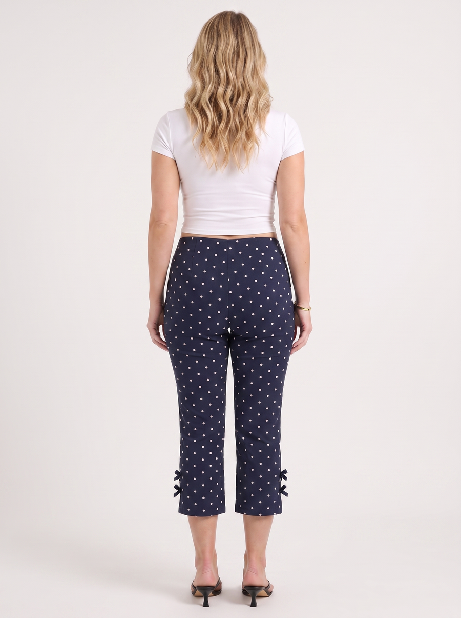 Jill Caprihose mit Schleifendetail