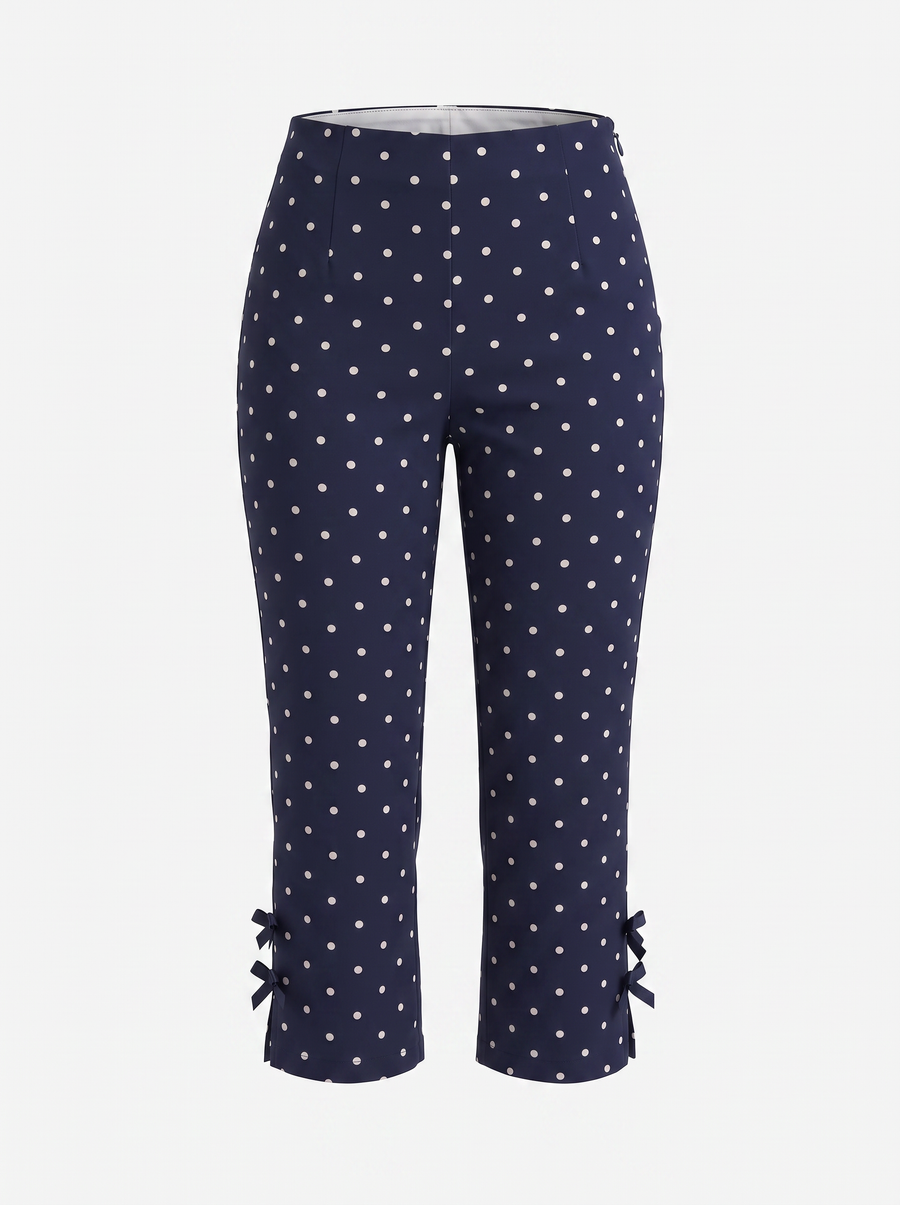 Jill Caprihose mit Schleifendetail