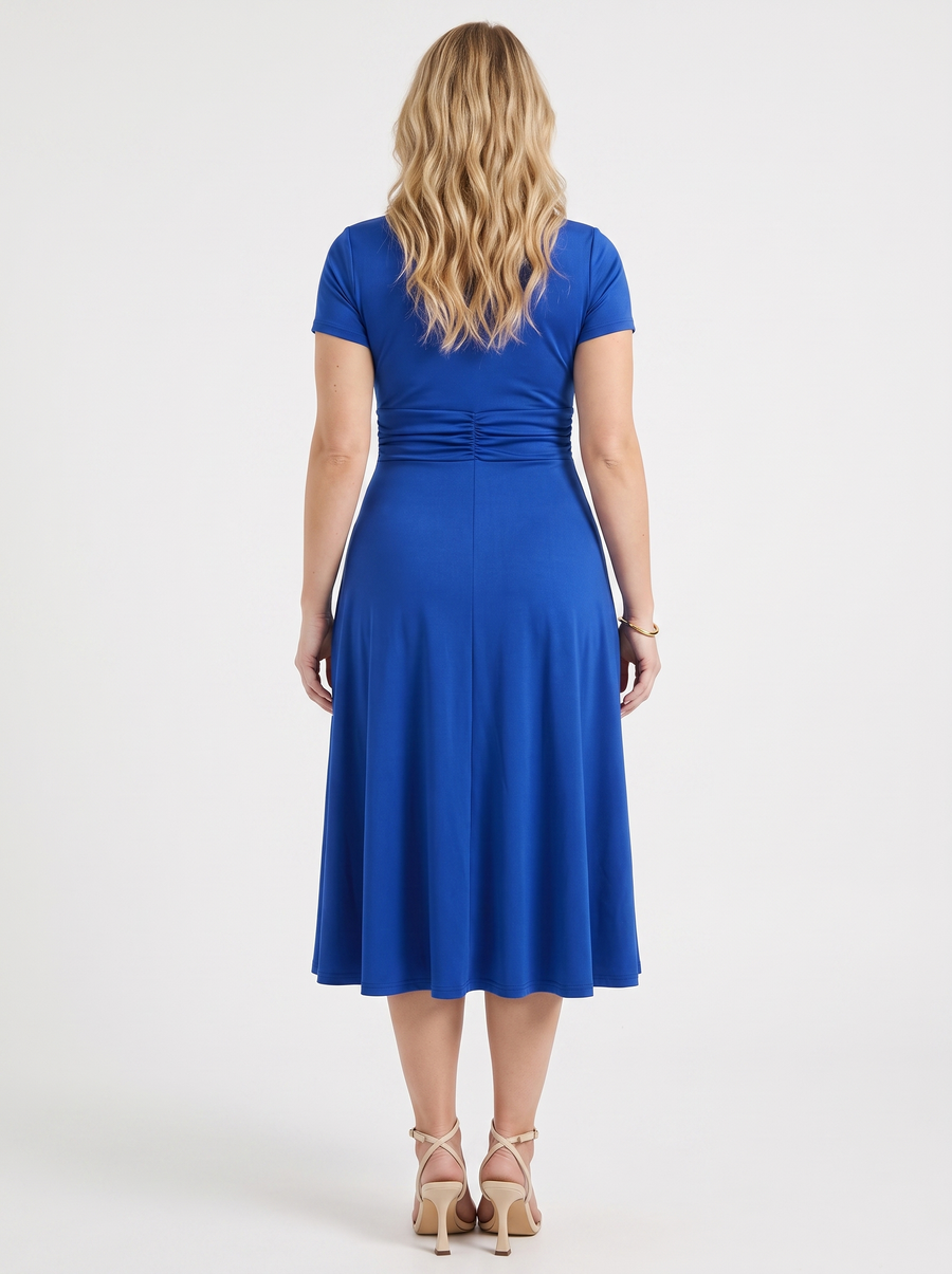 Arden Midikleid in Wickeloptik mit Schnalle
