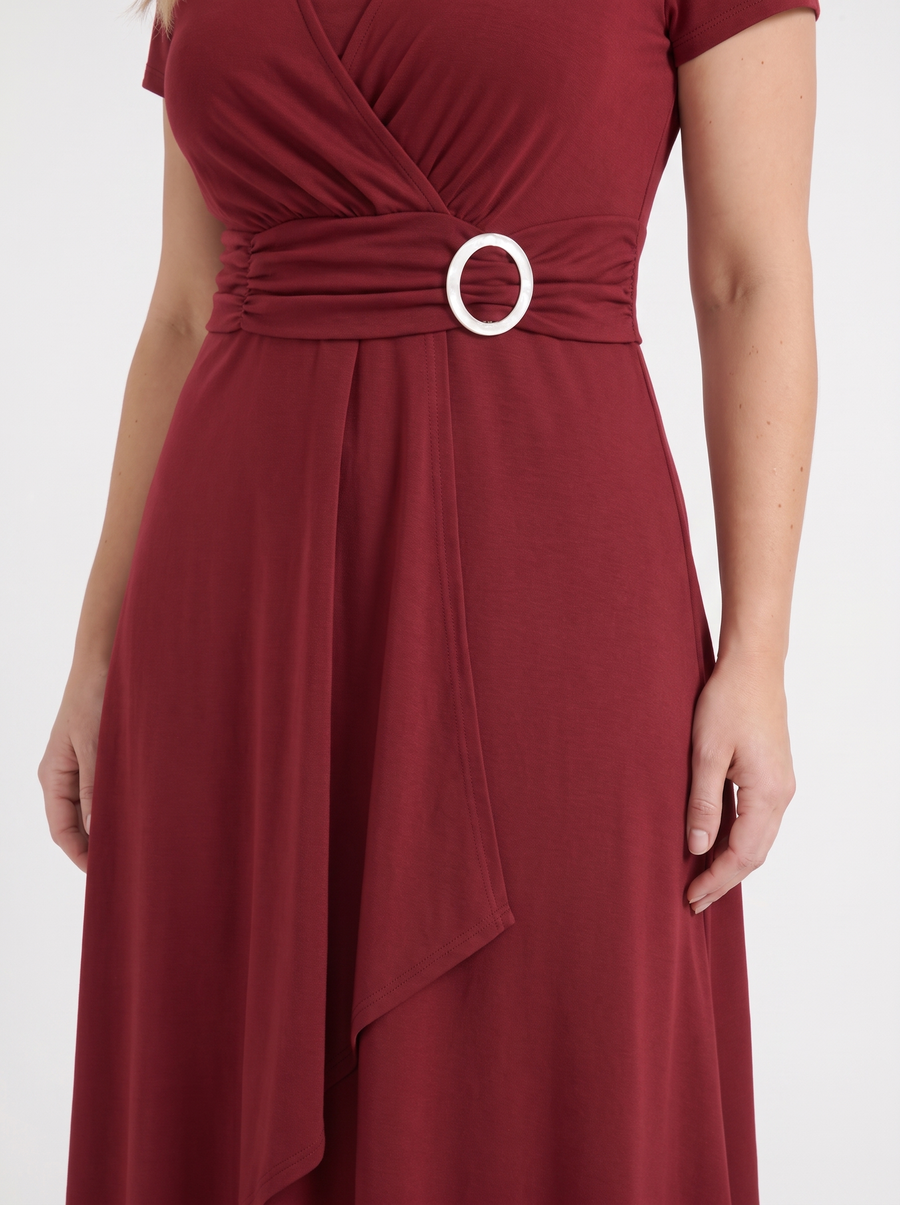 Arden Midikleid in Wickeloptik mit Schnalle