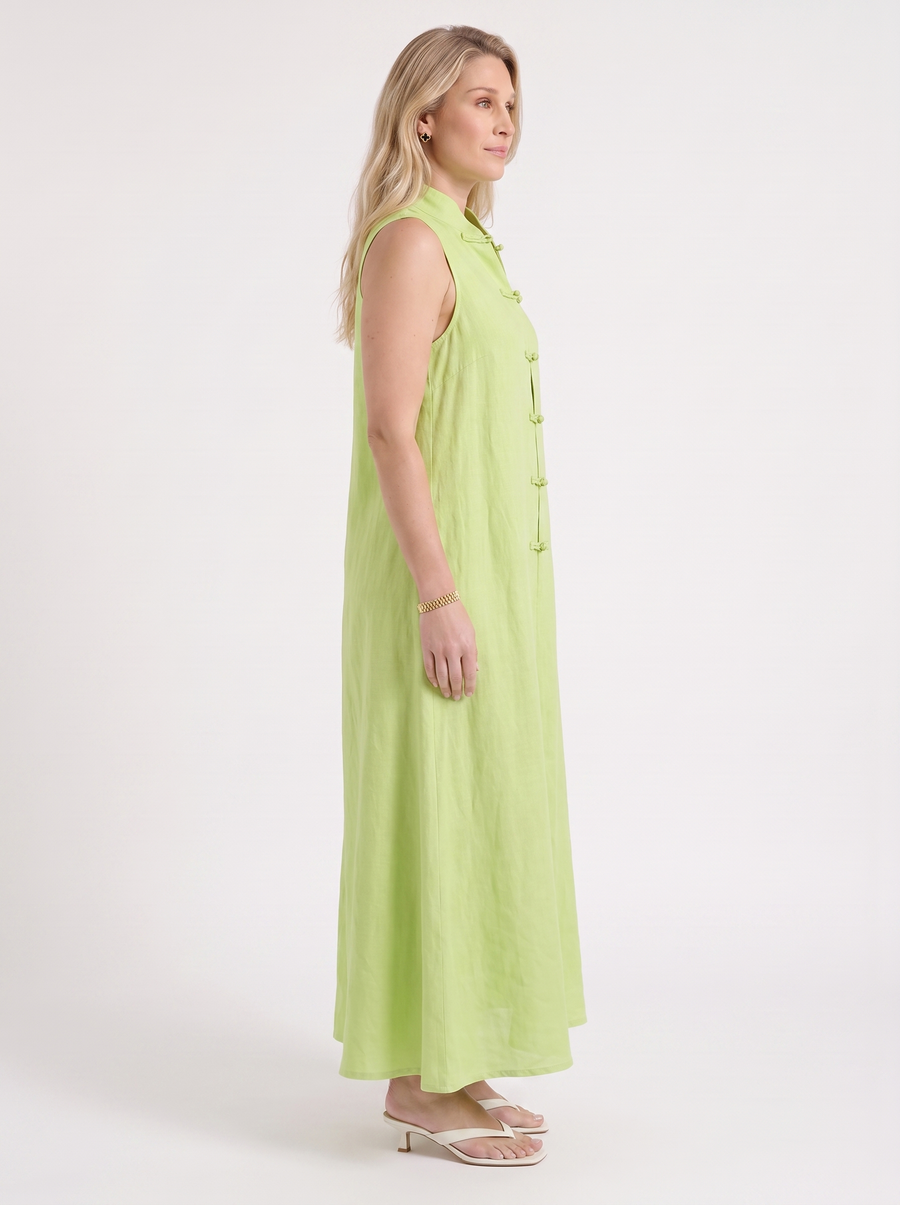 Rosie Maxikleid mit Stehkragen