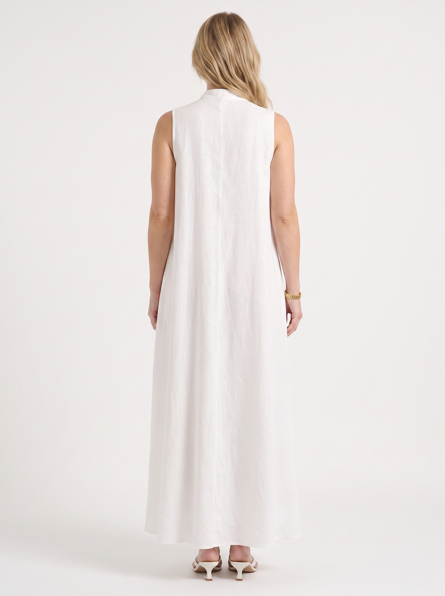 Rosie Maxikleid mit Stehkragen