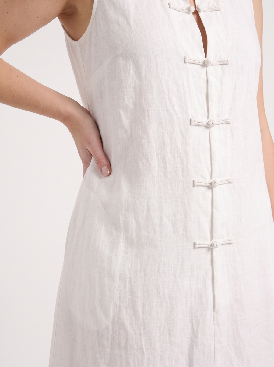 Rosie Maxikleid mit Stehkragen