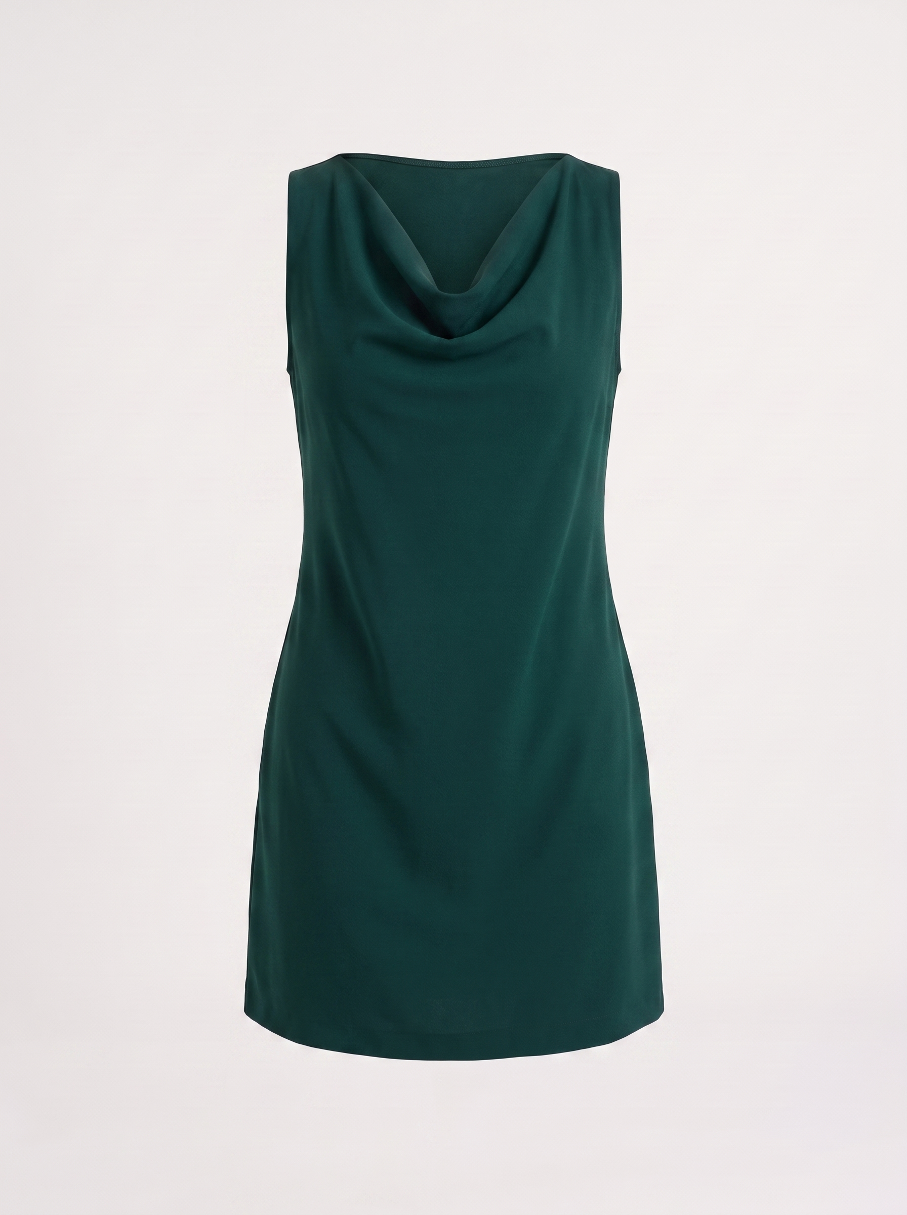 Leela Minikleid mit Wasserfallausschnitt
