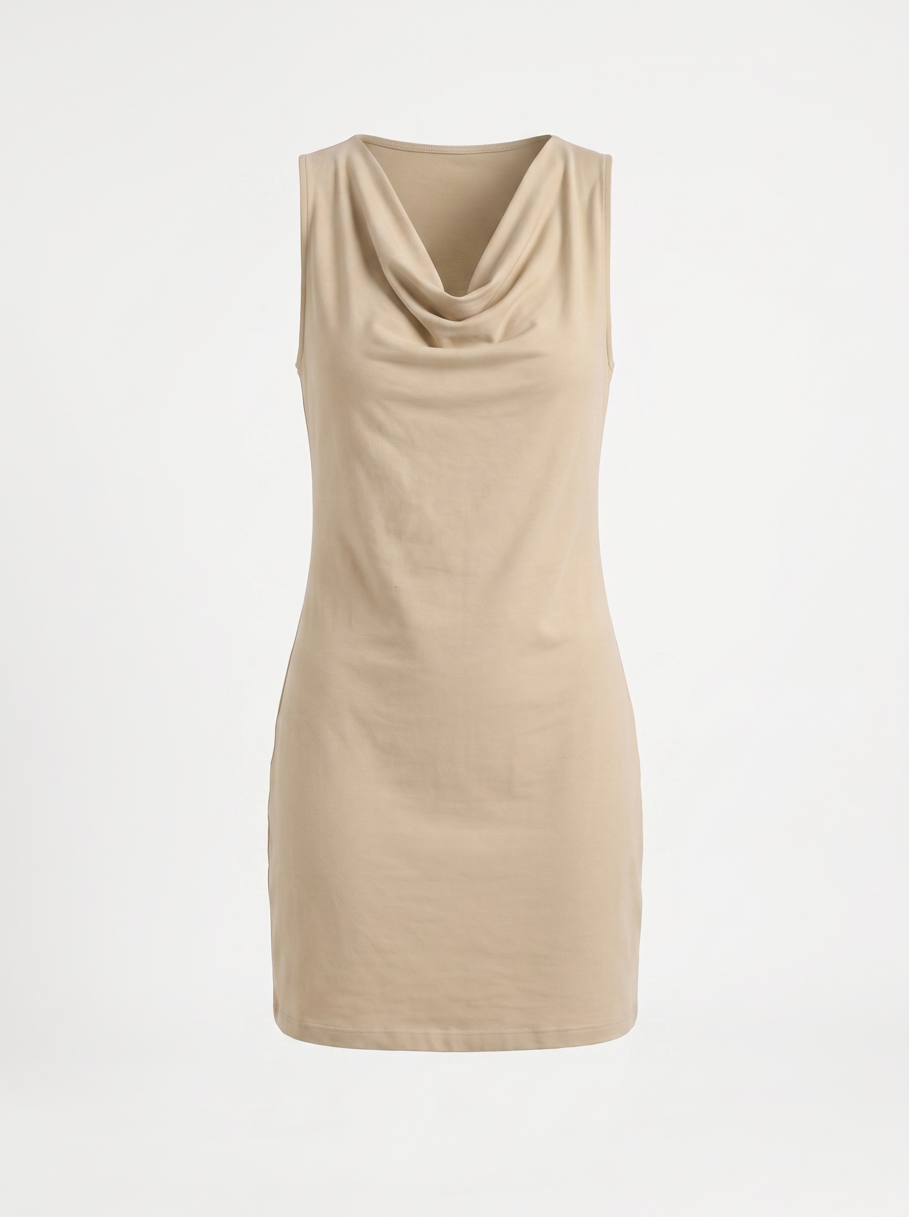 Leela Minikleid mit Wasserfallausschnitt