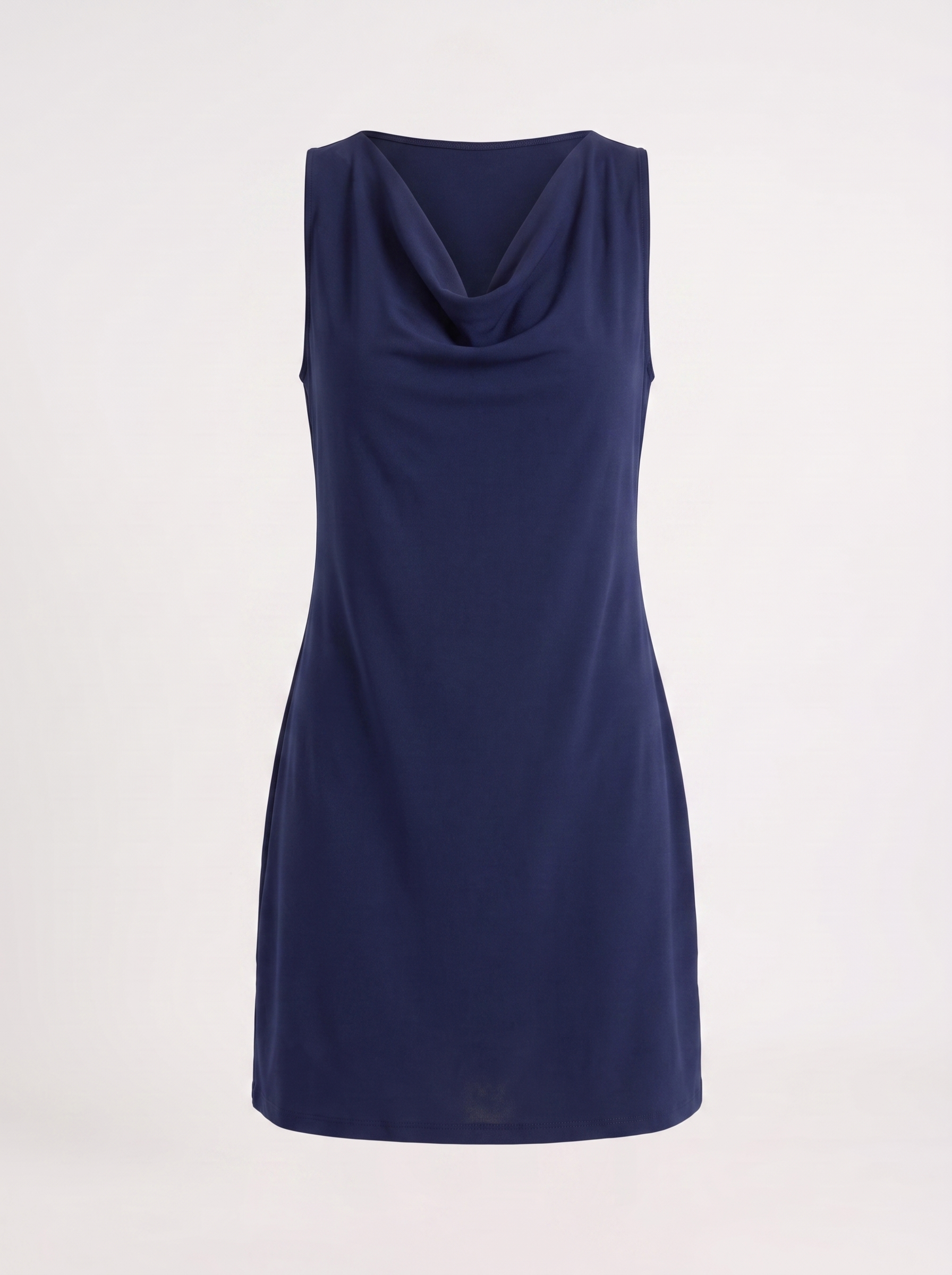 Leela Minikleid mit Wasserfallausschnitt