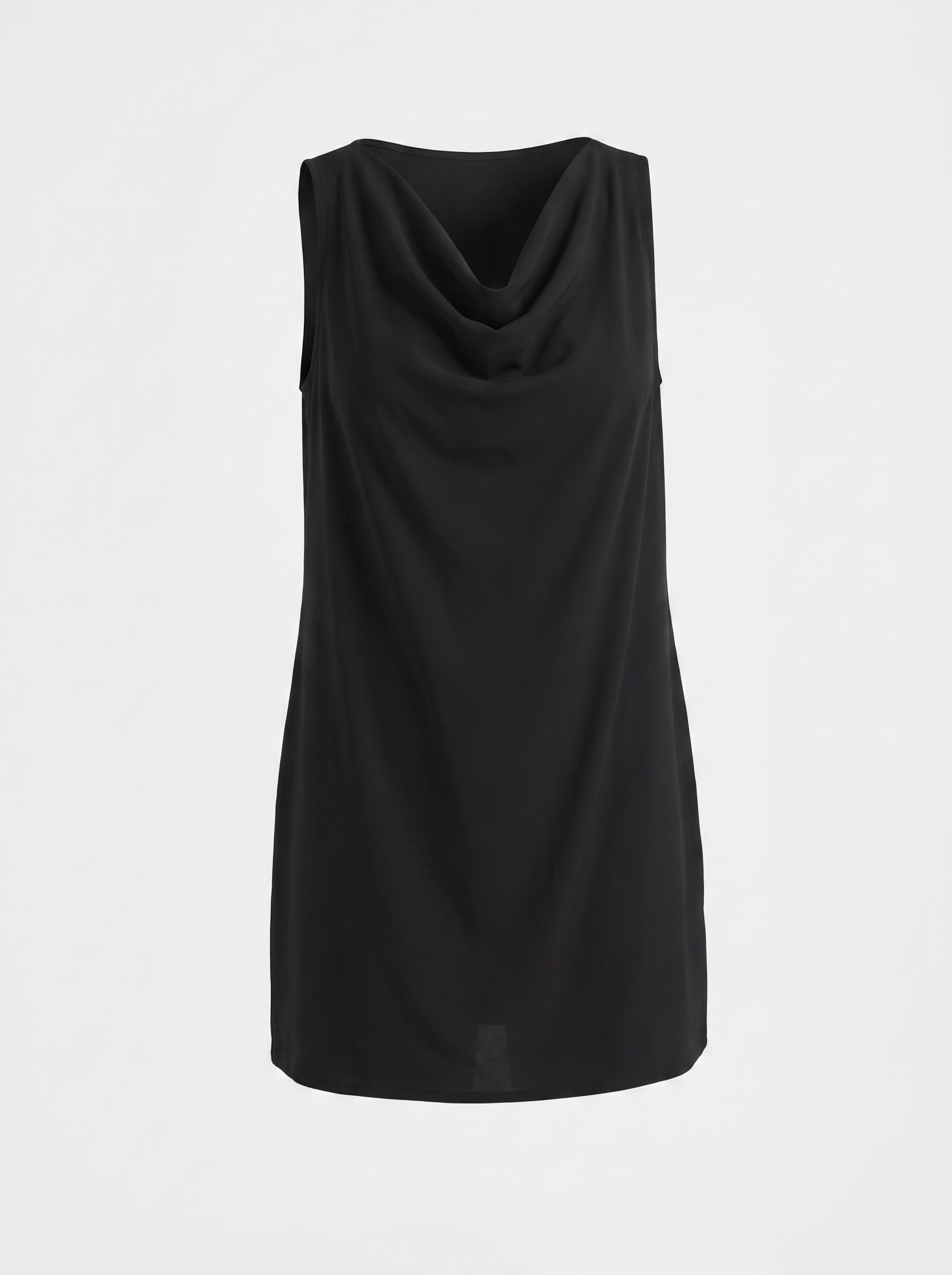 Leela Minikleid mit Wasserfallausschnitt