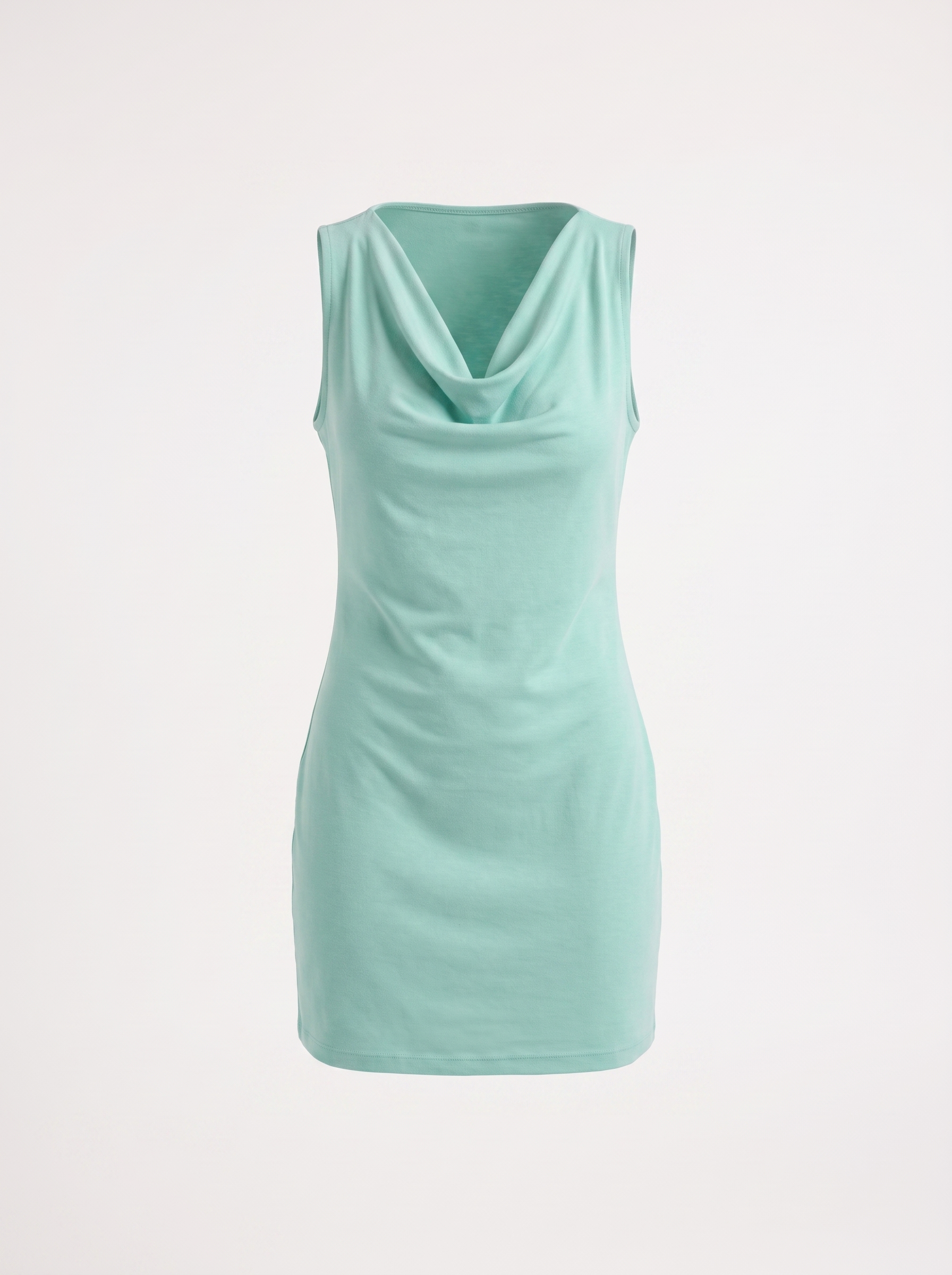 Leela Minikleid mit Wasserfallausschnitt