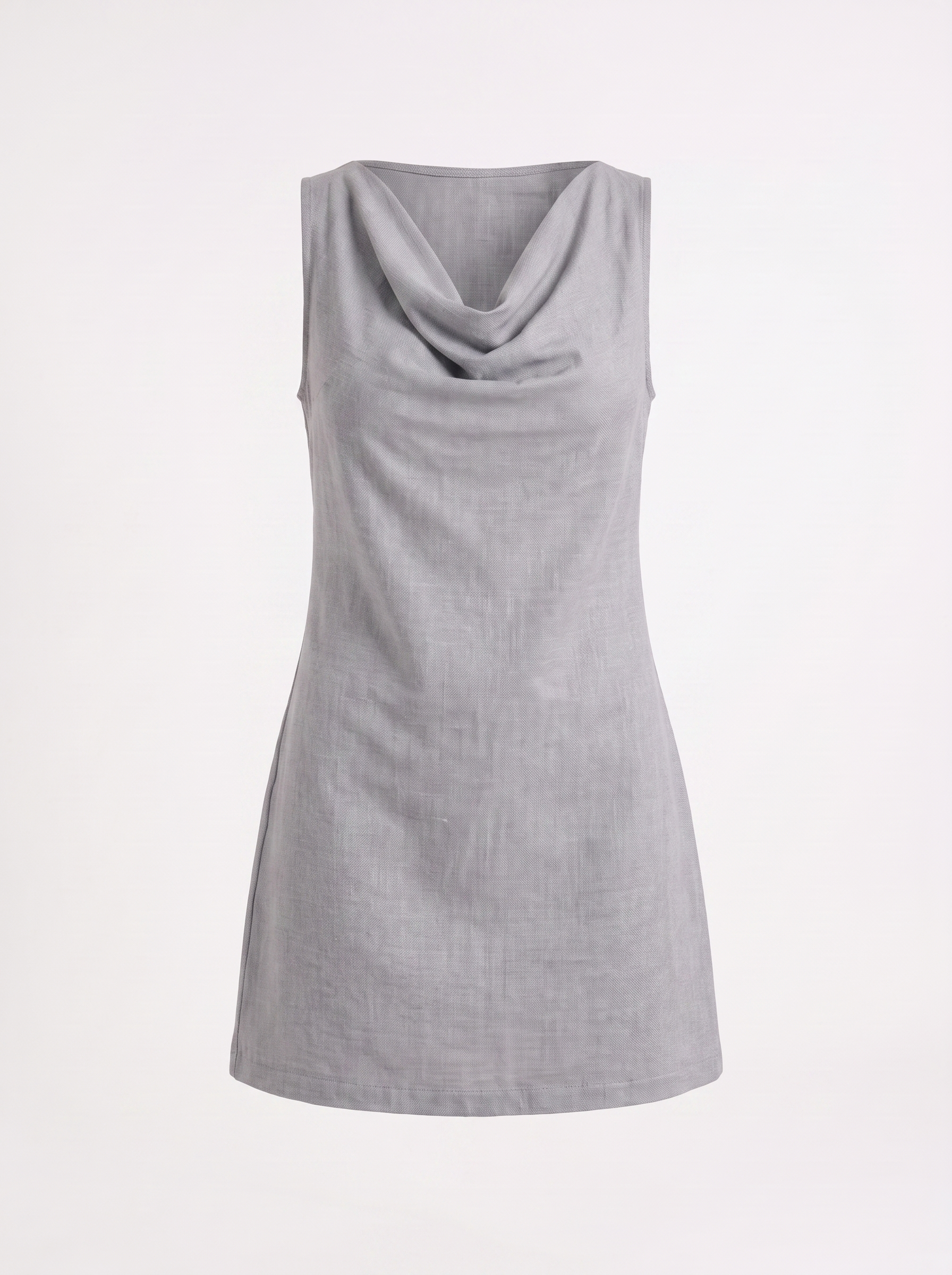 Leela Minikleid mit Wasserfallausschnitt