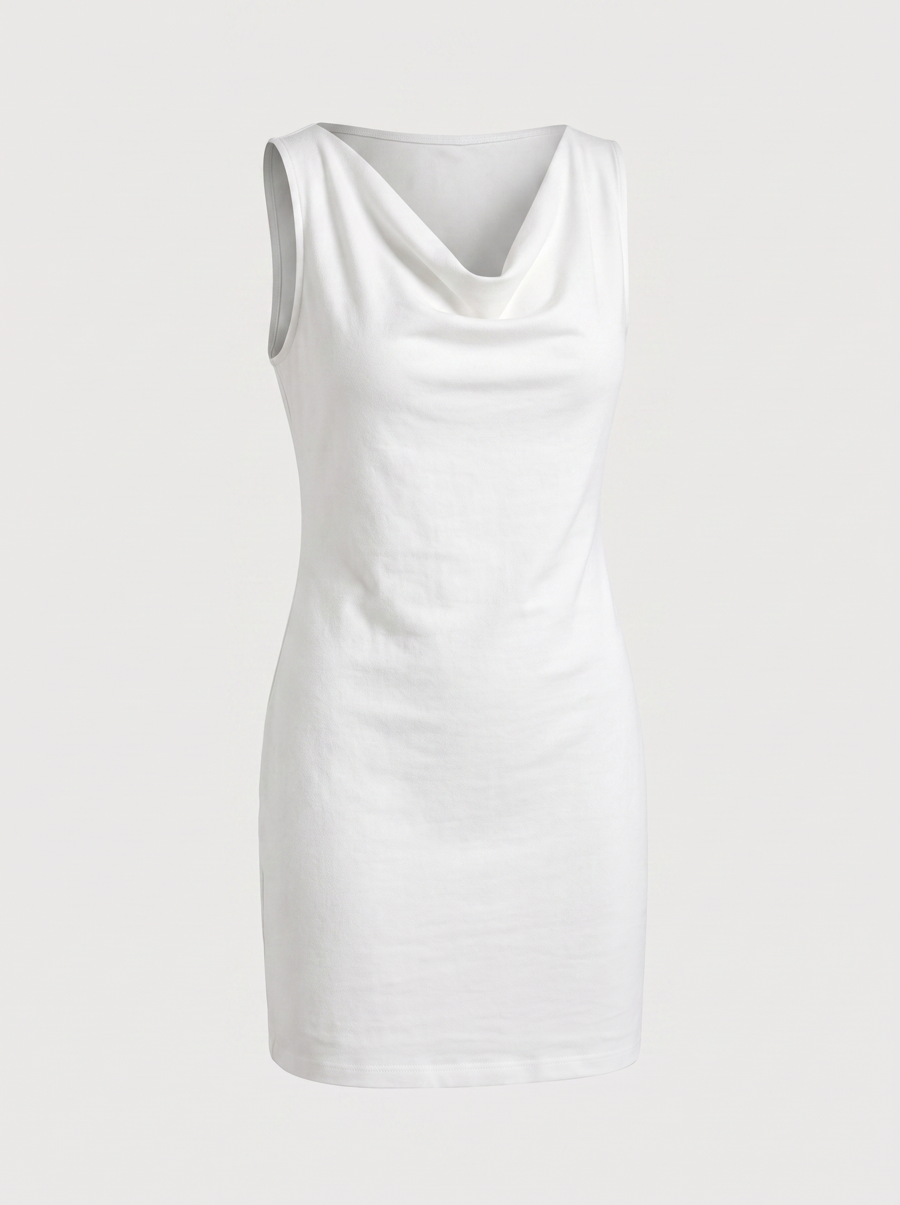 Leela Minikleid mit Wasserfallausschnitt