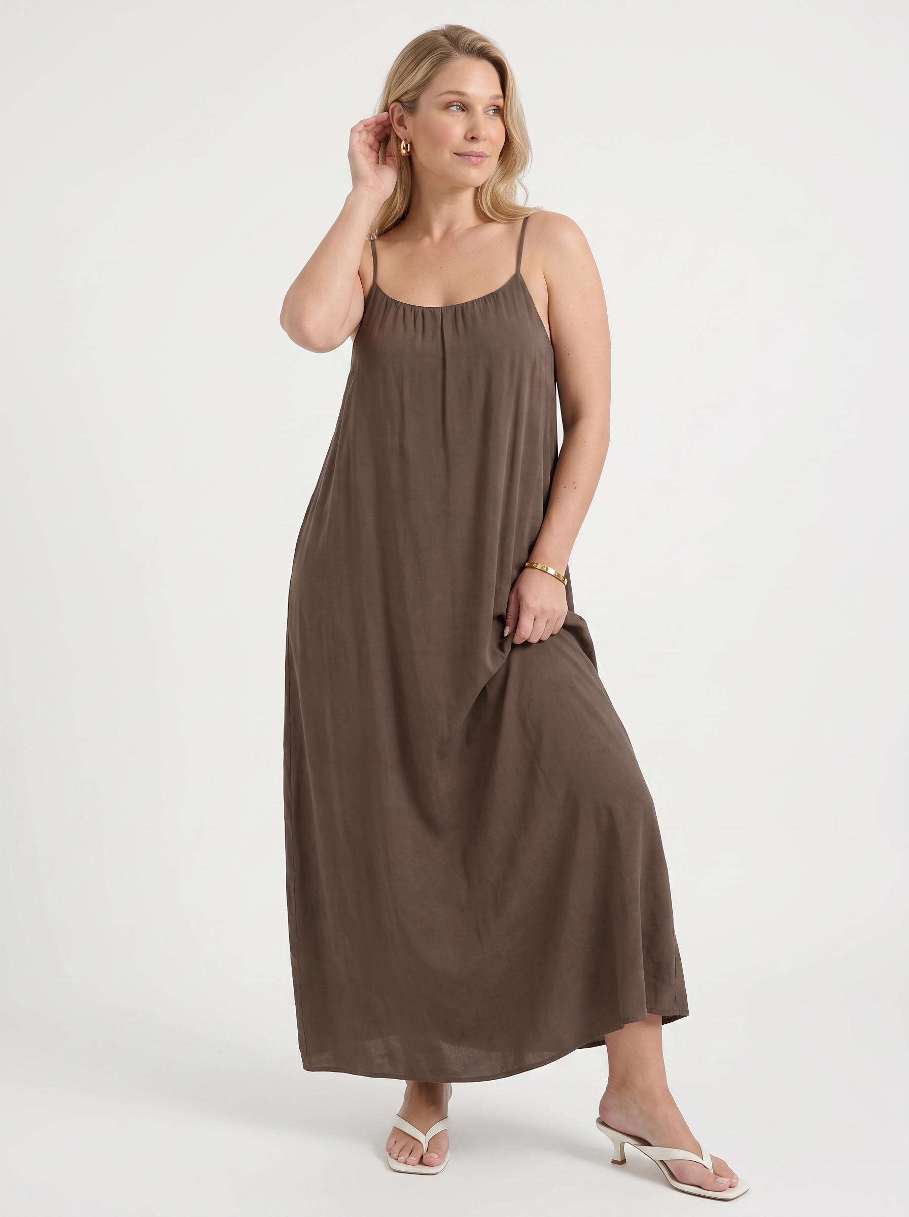 Darcy Maxikleid mit Spaghettiträgern