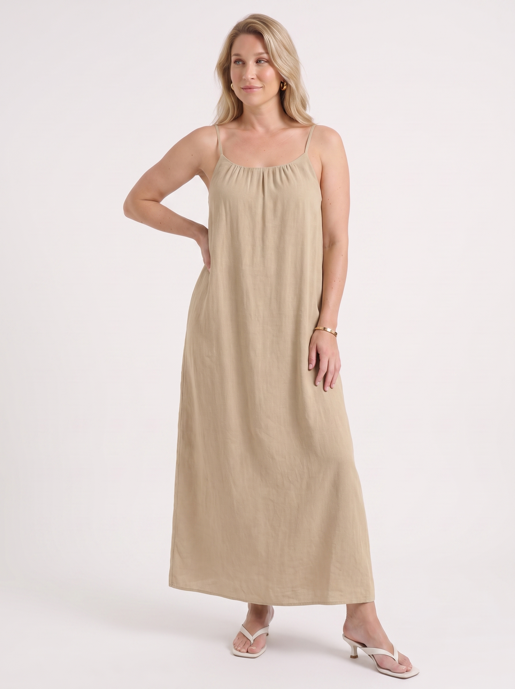 Darcy Maxikleid mit Spaghettiträgern