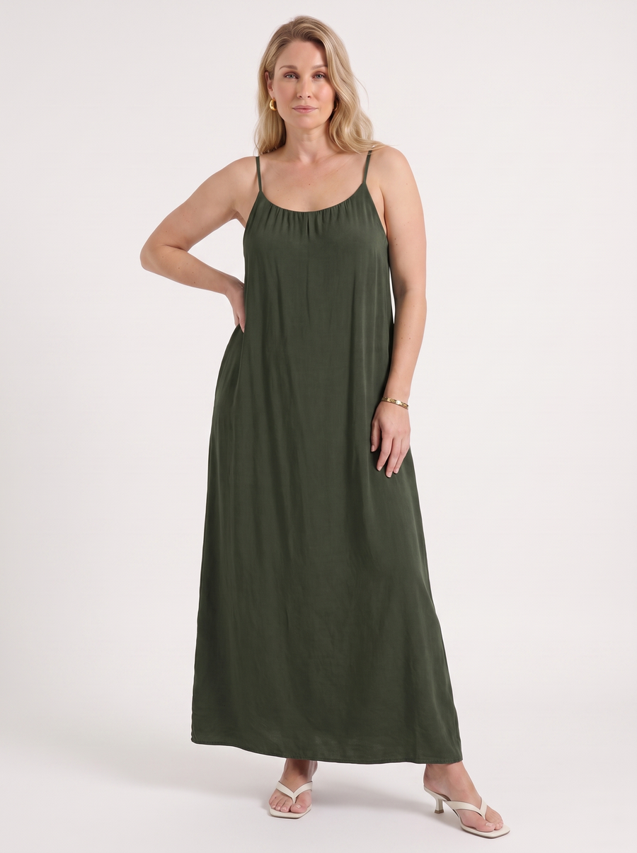 Darcy Maxikleid mit Spaghettiträgern