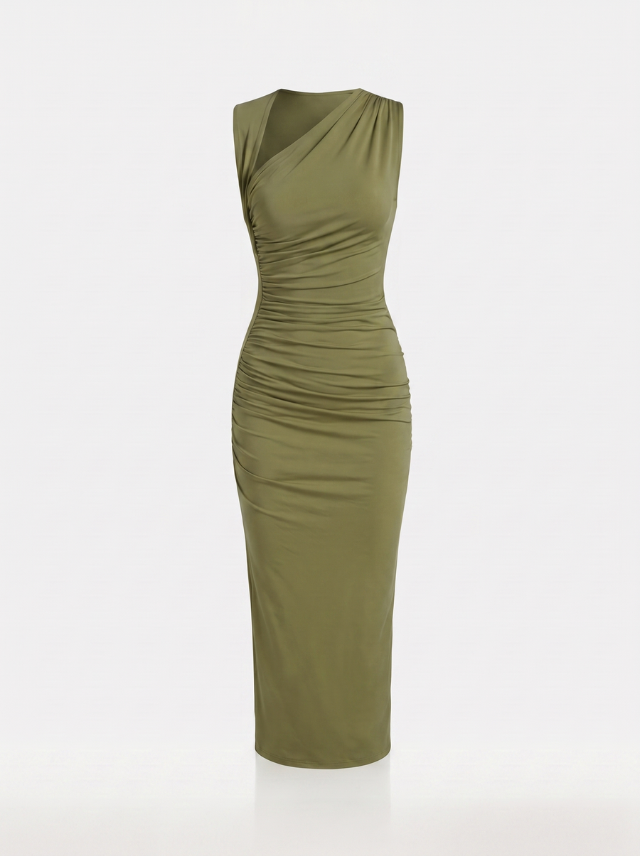 Tamsie One-Shoulder-Maxikleid