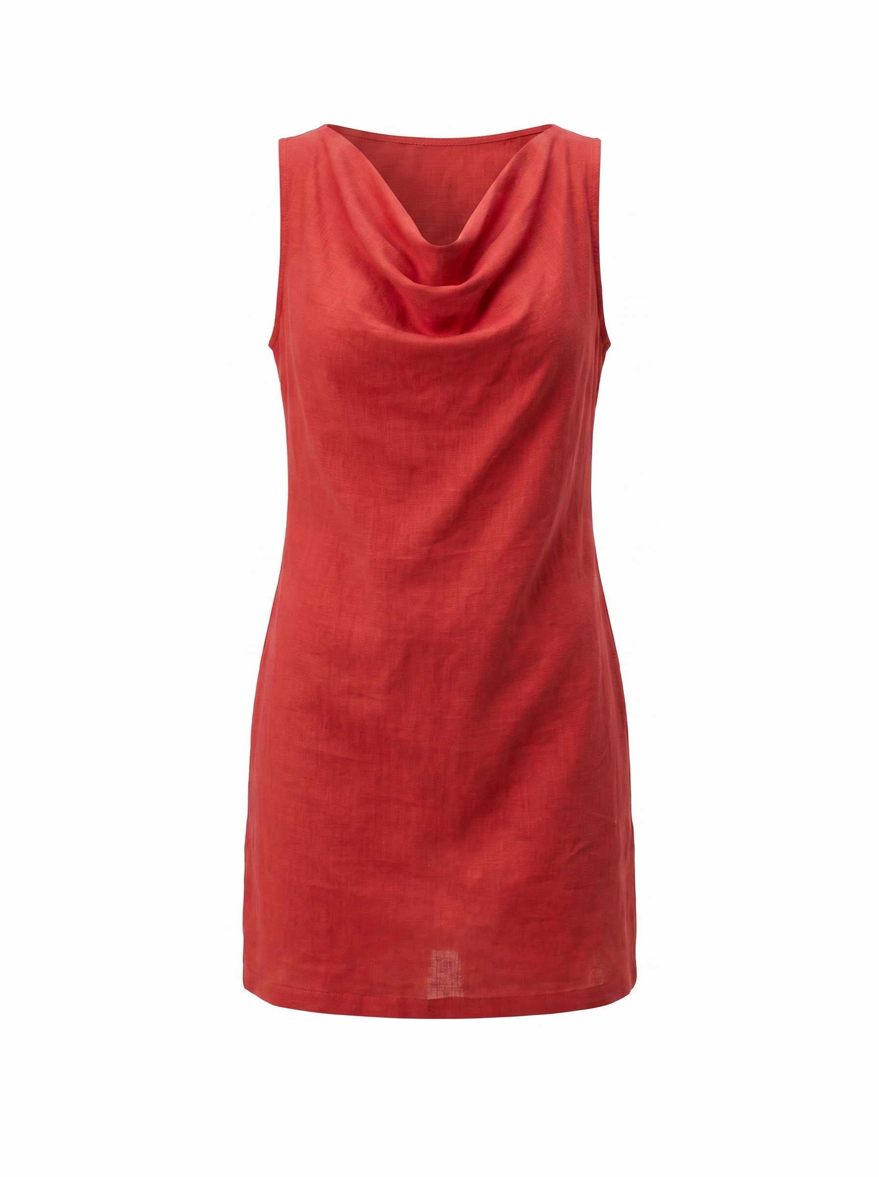 Leela Minikleid mit Wasserfallausschnitt