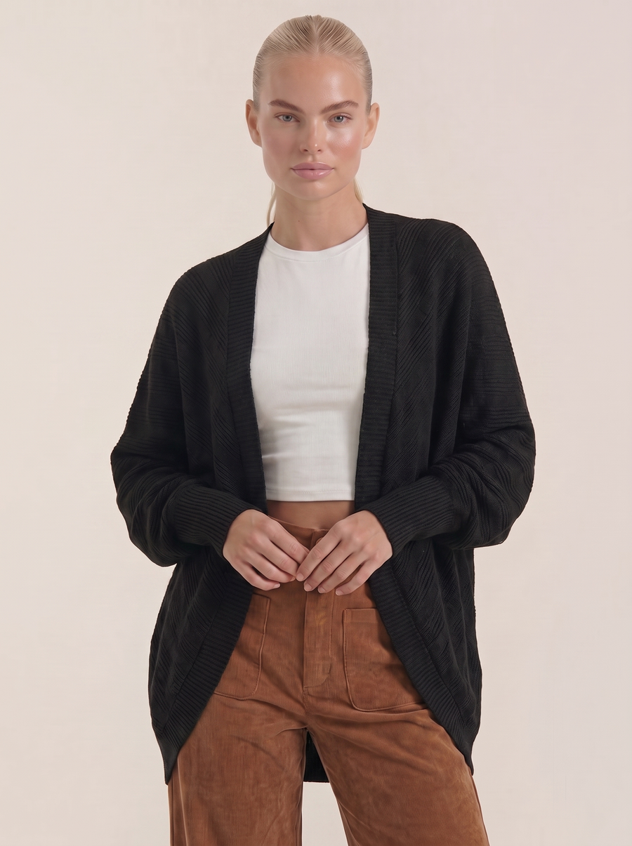 Cassandra Oversized-Strickjacke