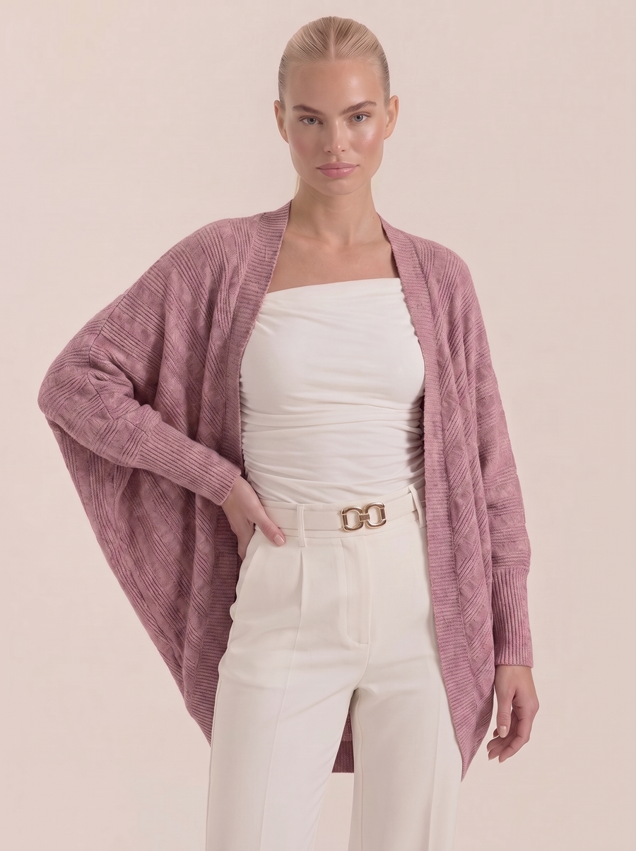 Cassandra Oversized-Strickjacke