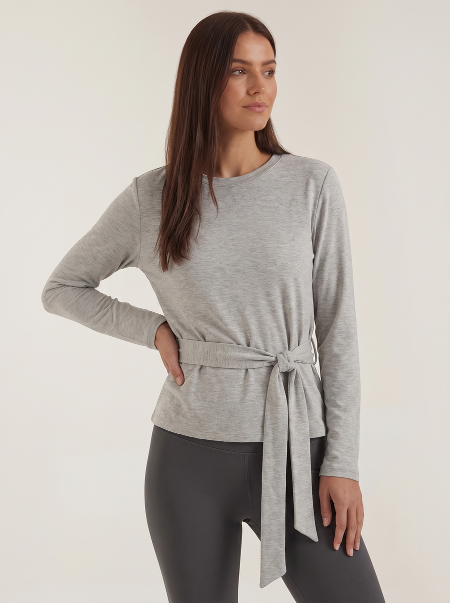Holly Longsleeve-Top mit Bindetail