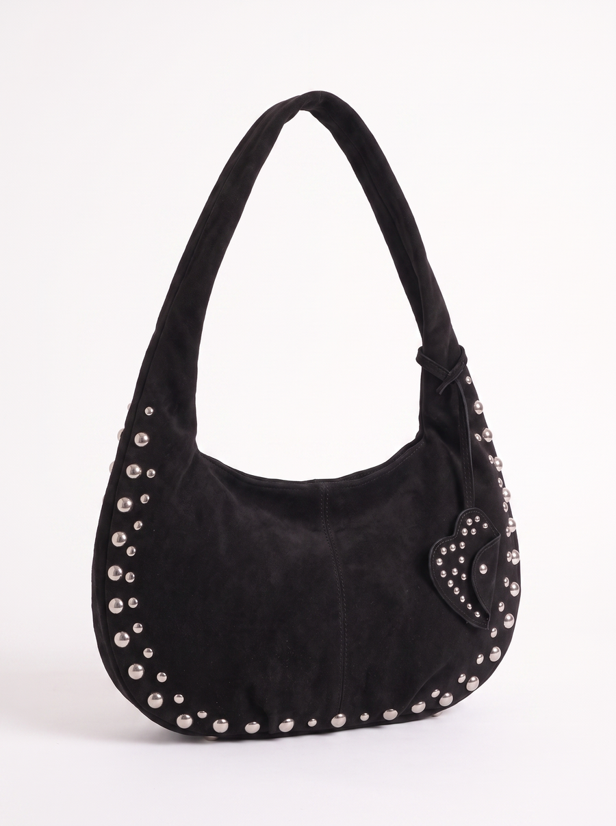 Isabell Schultertasche mit Nieten