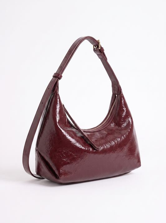 Anja Crinkled Hobo Tasche