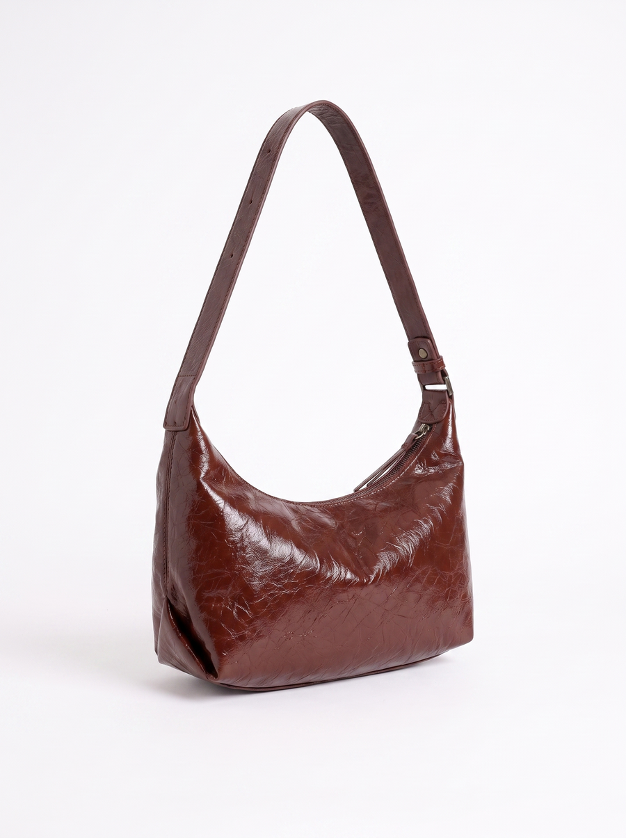Anja Crinkled Hobo Tasche