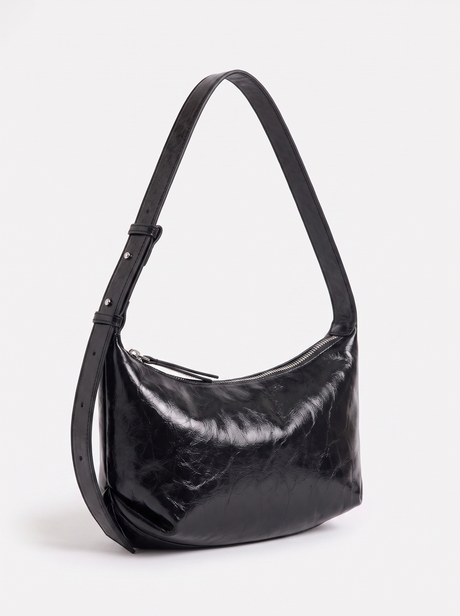Anja Crinkled Hobo Tasche