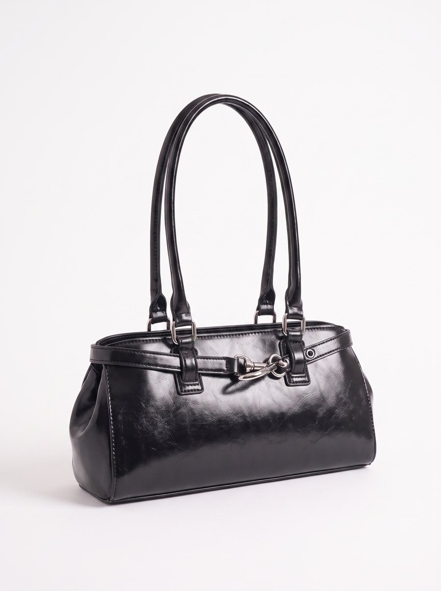 Nela Glossy Henkeltasche