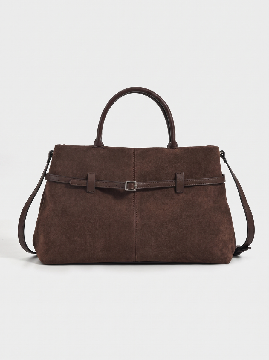 Lea Henkeltasche mit Gürteldetail