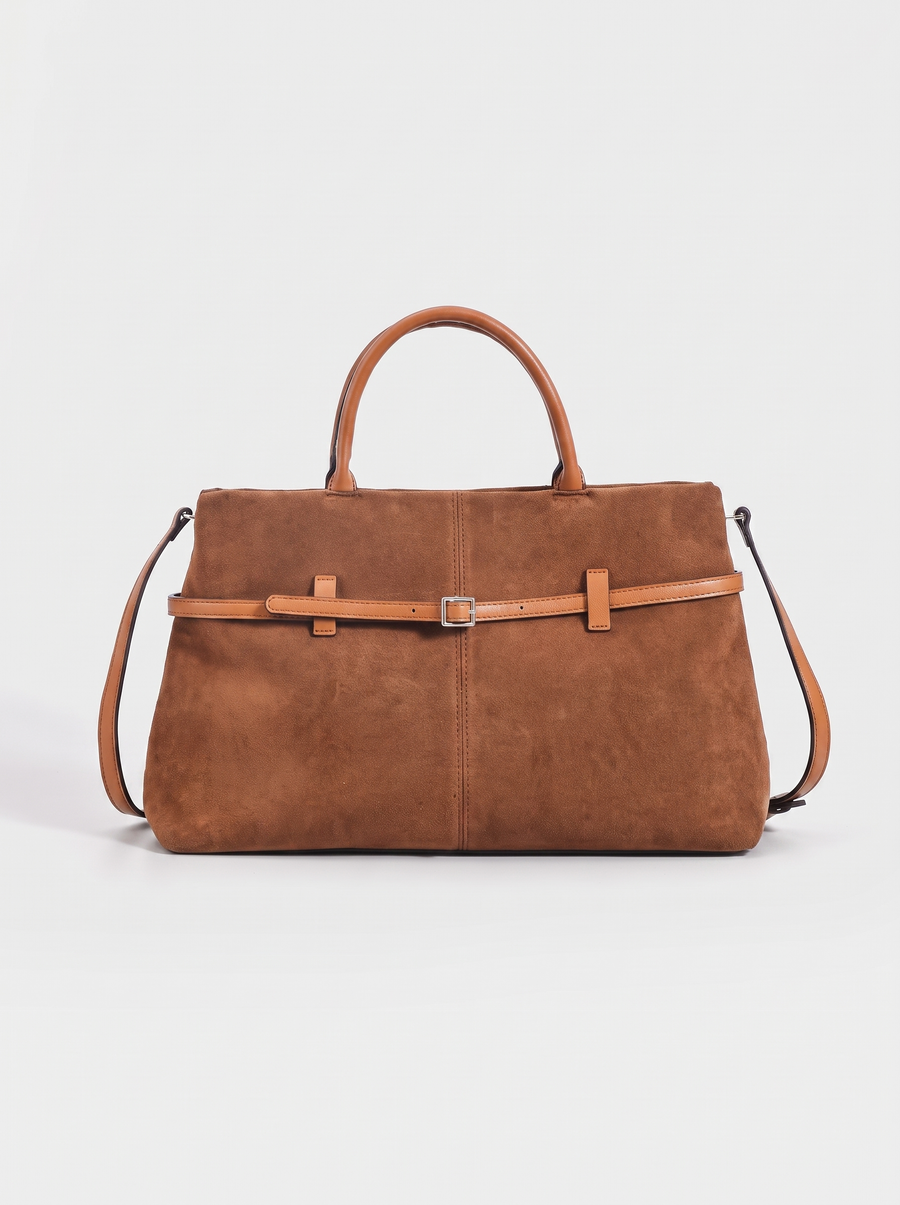 Lea Henkeltasche mit Gürteldetail