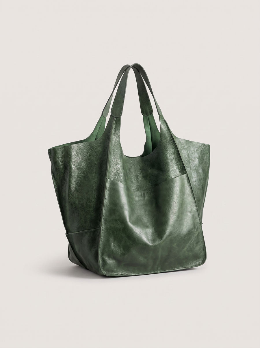 Zara Elegante Weekender-Tasche Grün
