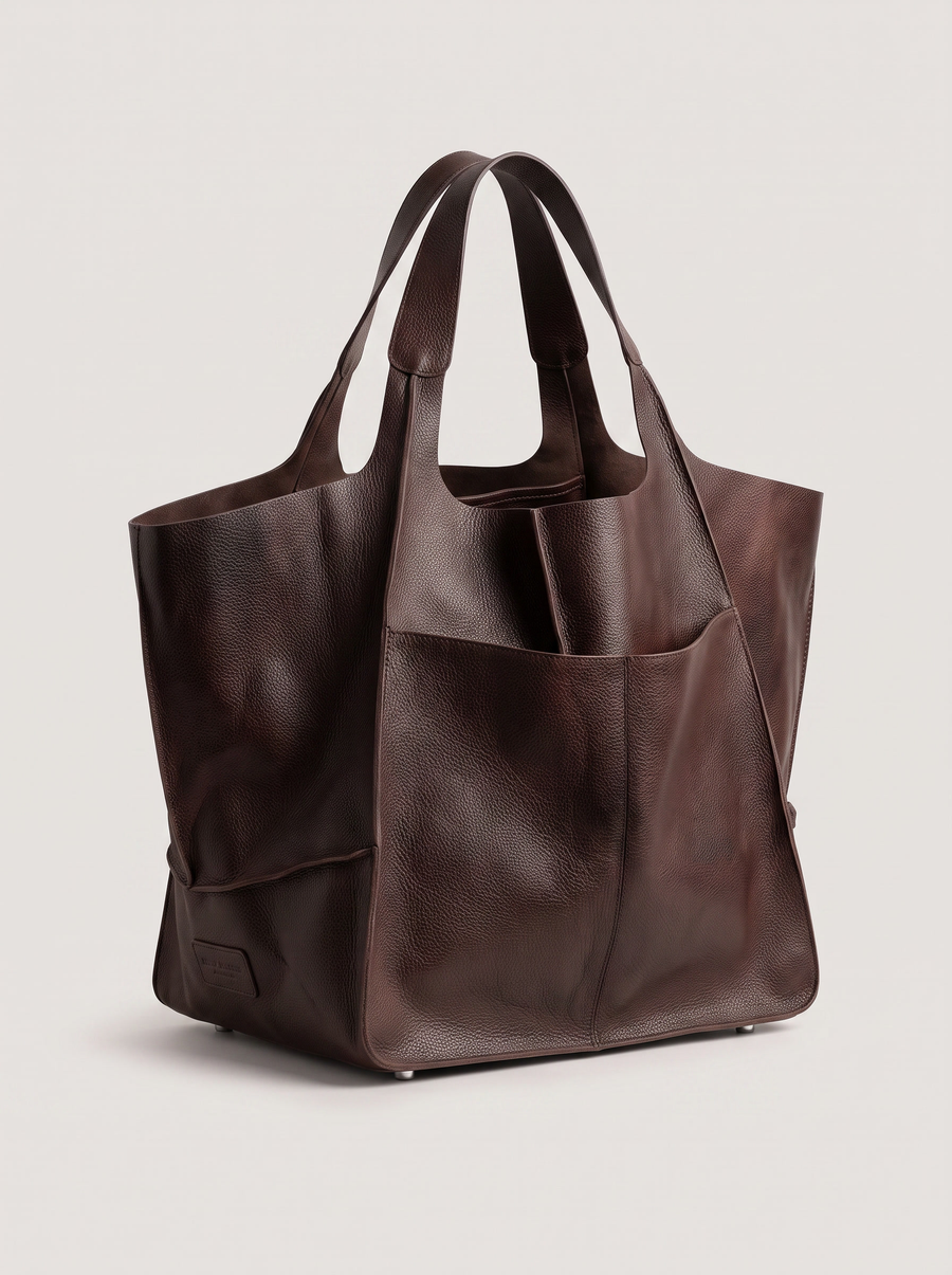 Zara Elegante Weekender-Tasche Khaki