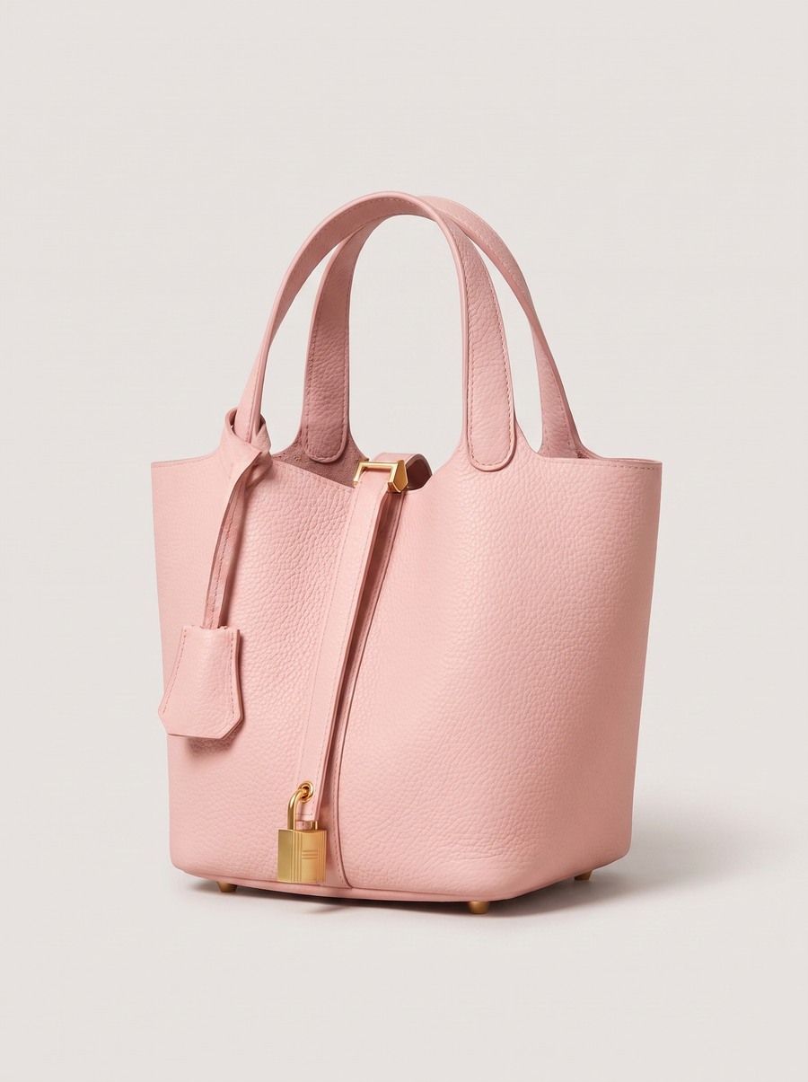 Kate Lock Bucket Bag mit Schlossverschluss Rosa
