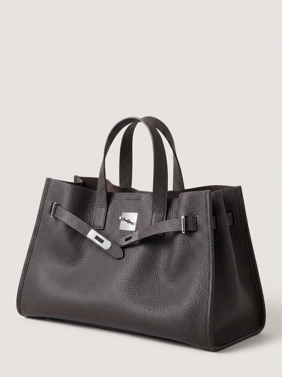 Loha Grosse Schultertasche Anthrazit