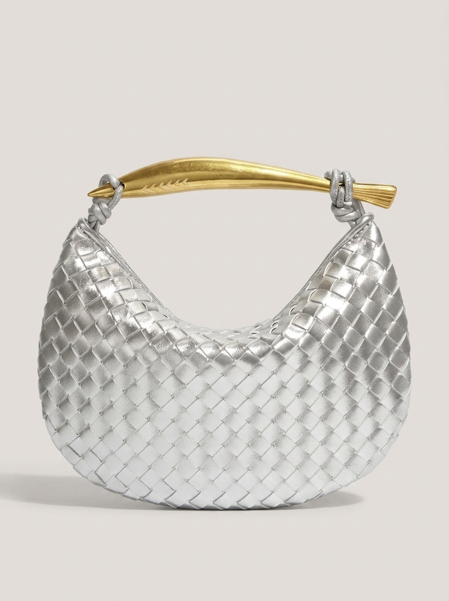 Alexandra Tasche Silber Front