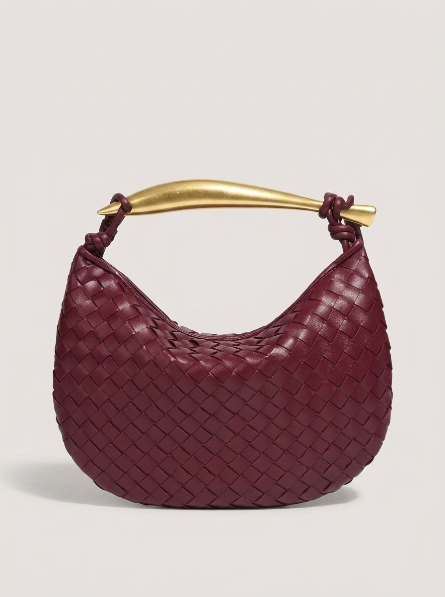 Alexandra Tasche Weinrot Front