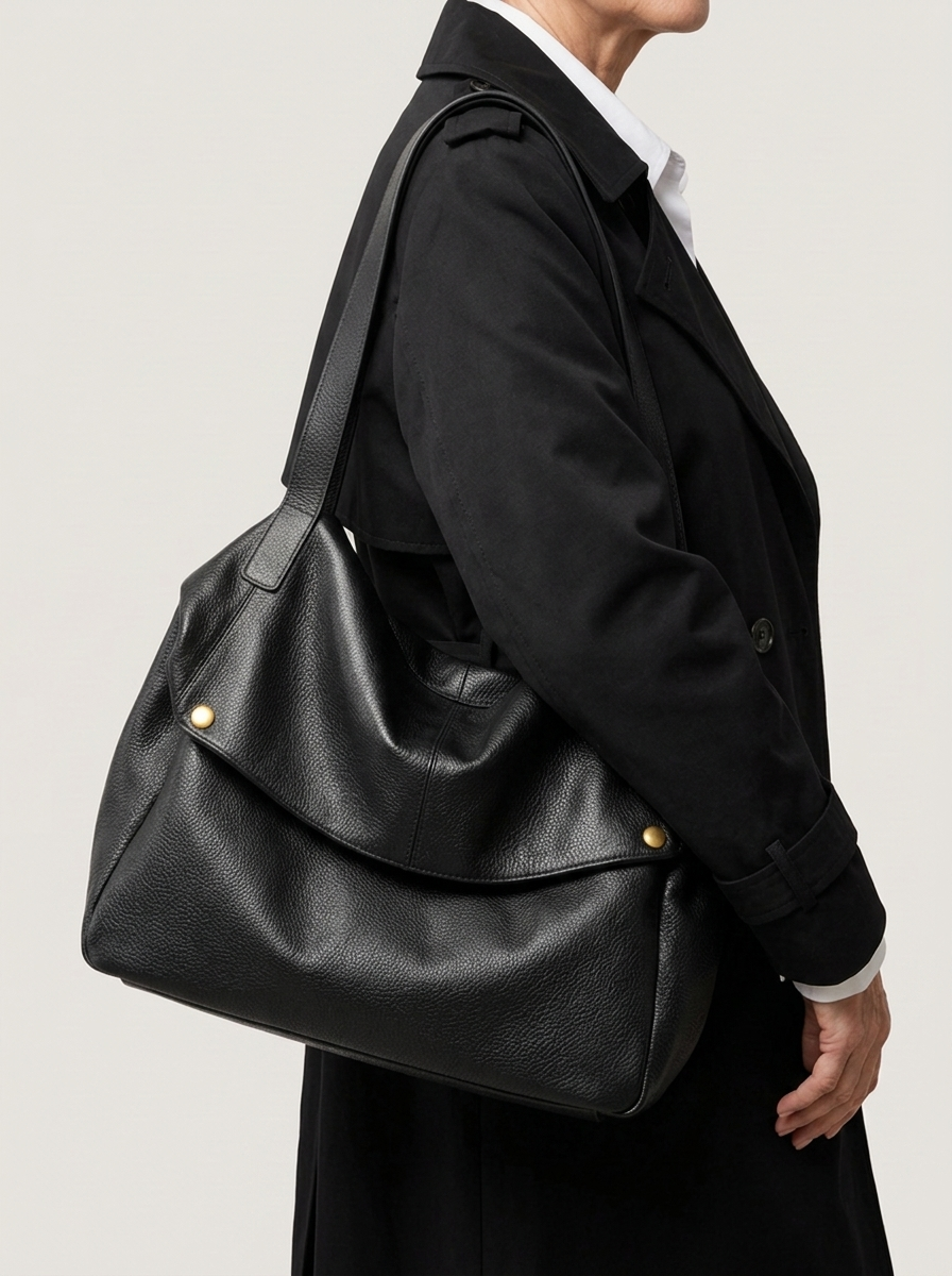 Adriani Shopper Schwarz am Modell