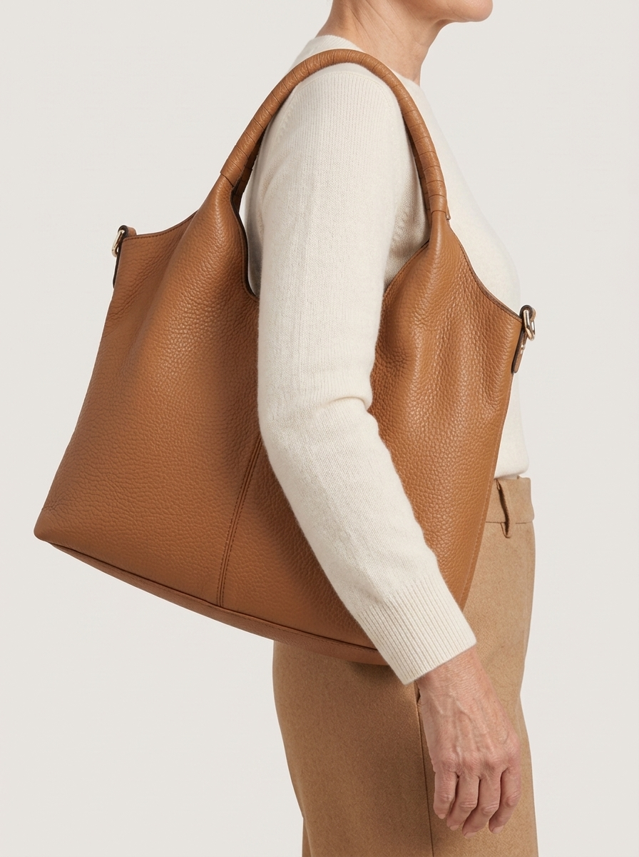 Aryna Tasche Braun with model