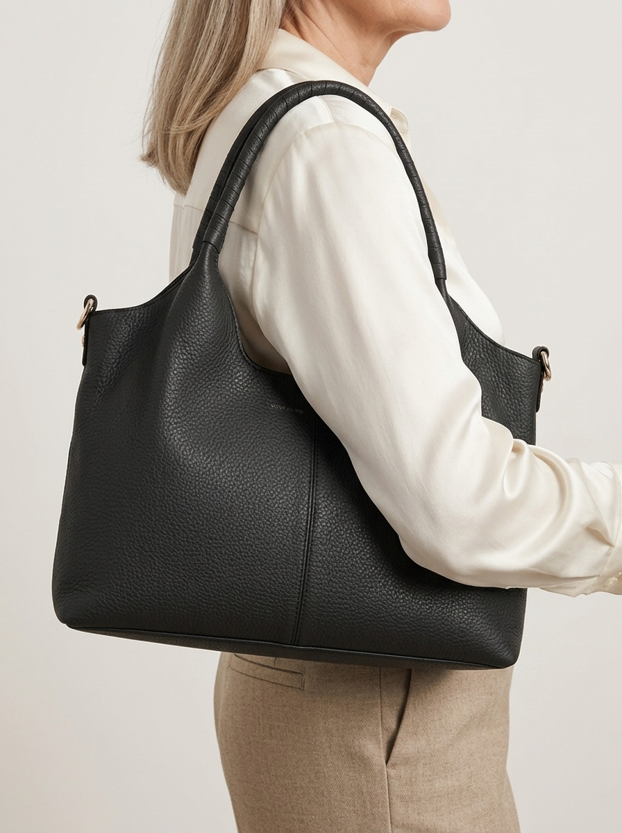 Aryna Tasche Schwarz with model
