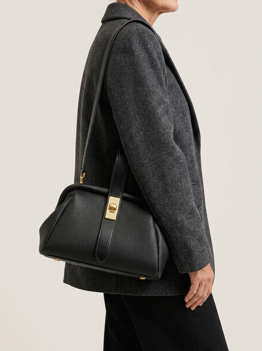 Fabiana Henkeltasche mit Drehverschluss