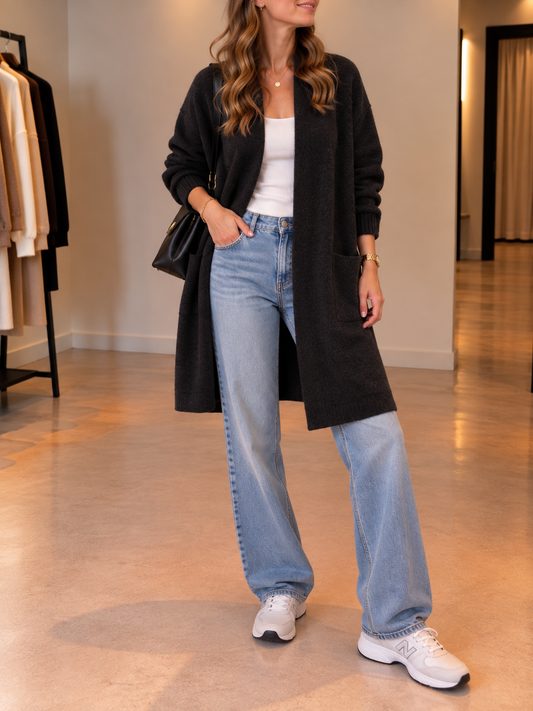 Morgan lange Strickjacke