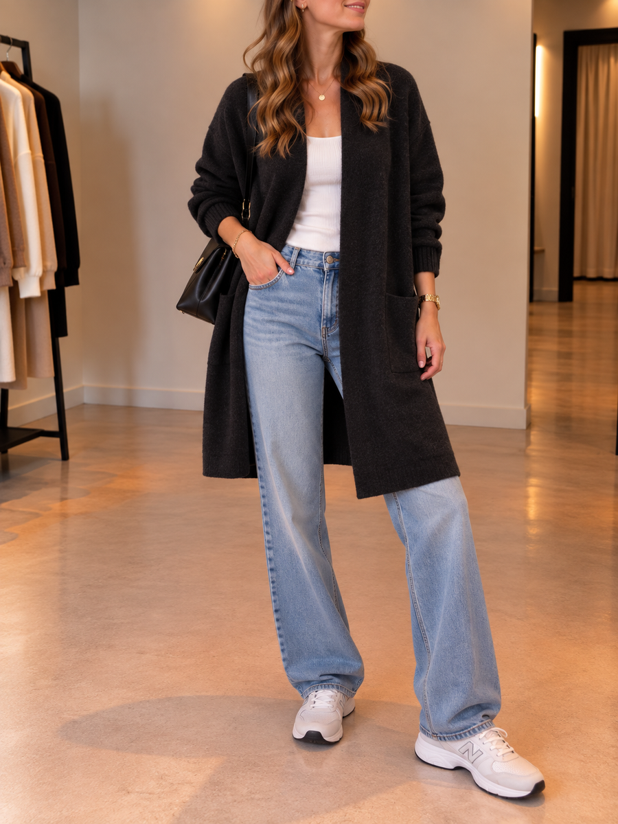 Morgan lange Strickjacke