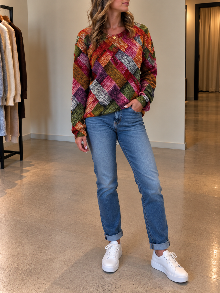 Hedwig Patchwork-Pullover