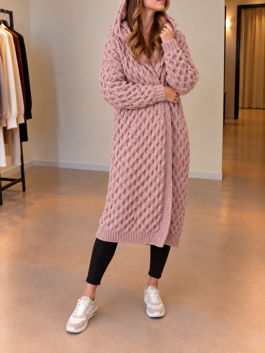 Maike Strickjacke mit Zopfmuster