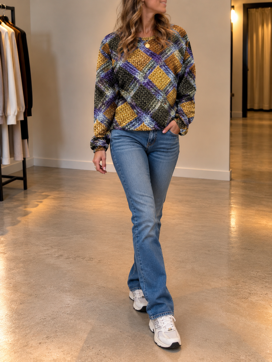 Hedwig Patchwork-Pullover