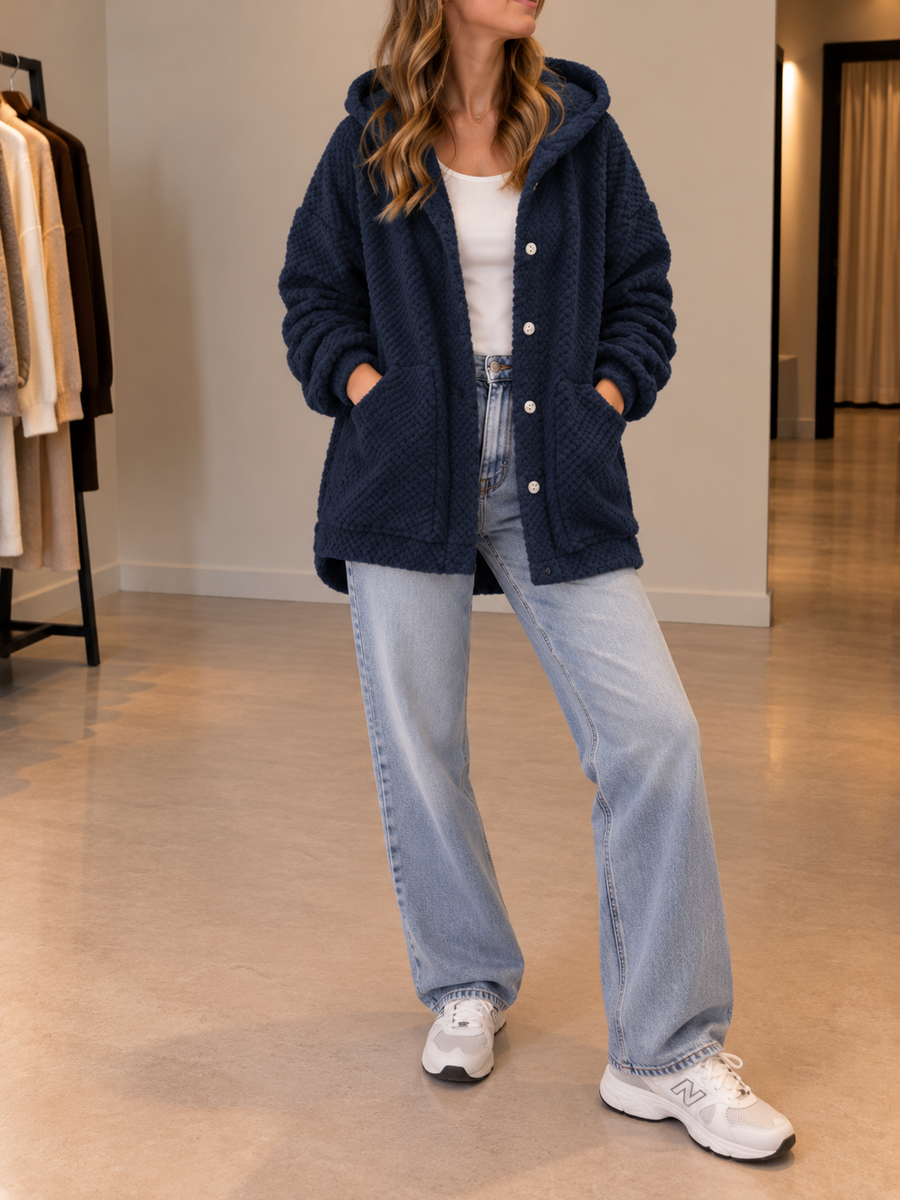 Michaela Fleecejacke mit Kapuze