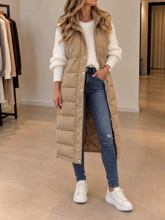 Bea knielange Weste