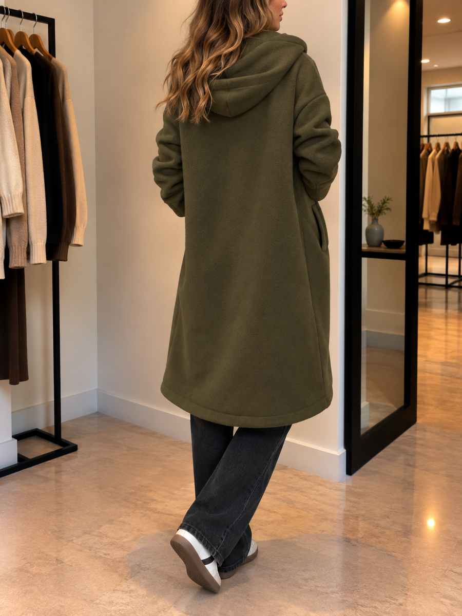 Juna lange Kapuzenjacke